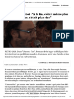 Philippe Rebbot - "A La Fin, C'était Mê... Us Des Engueulades, C'était Plus Rien"