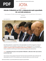 Tributário No STF_ Julgamento Mais Aguardado de 2018 Não Aconteceu