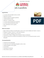 Comida e Receitas - Virado À Paulista