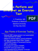 How To Perform and Interpret An Exercise Test