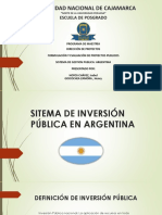 Sitema de Inversión Pública de Argentina