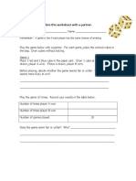 Students Will Complete This Worksheet With A Partner