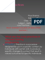 Priya Sharma Roll No. - 20 Class - M.Ed. - Sem. 2 Subject - Methodology of Core Practices