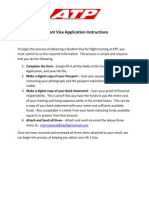 ATP Student Visa Application