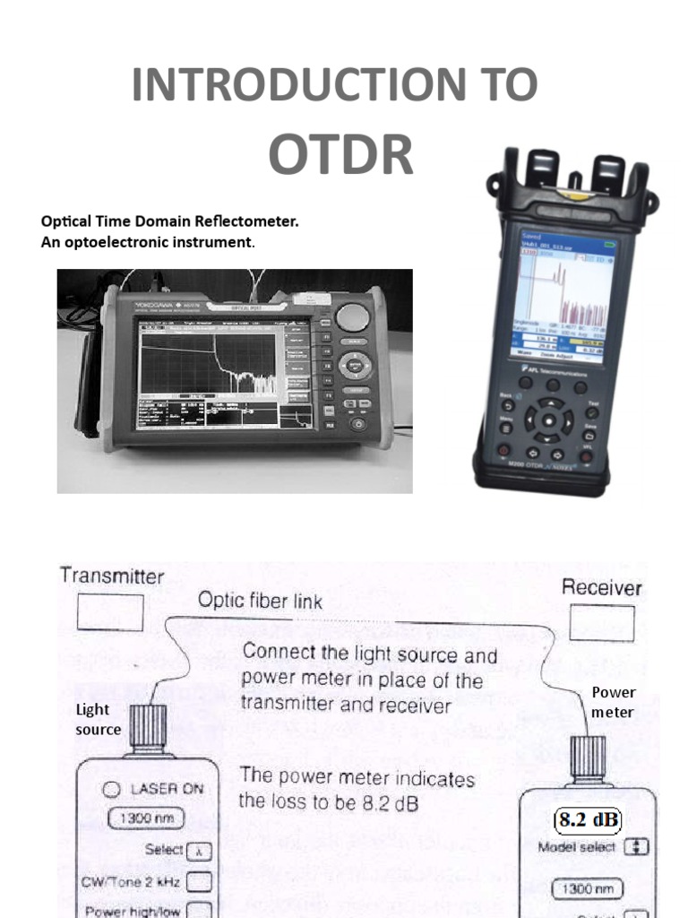 Understanding OTDR: Principles & Applications | PDF | Optical Fiber ...