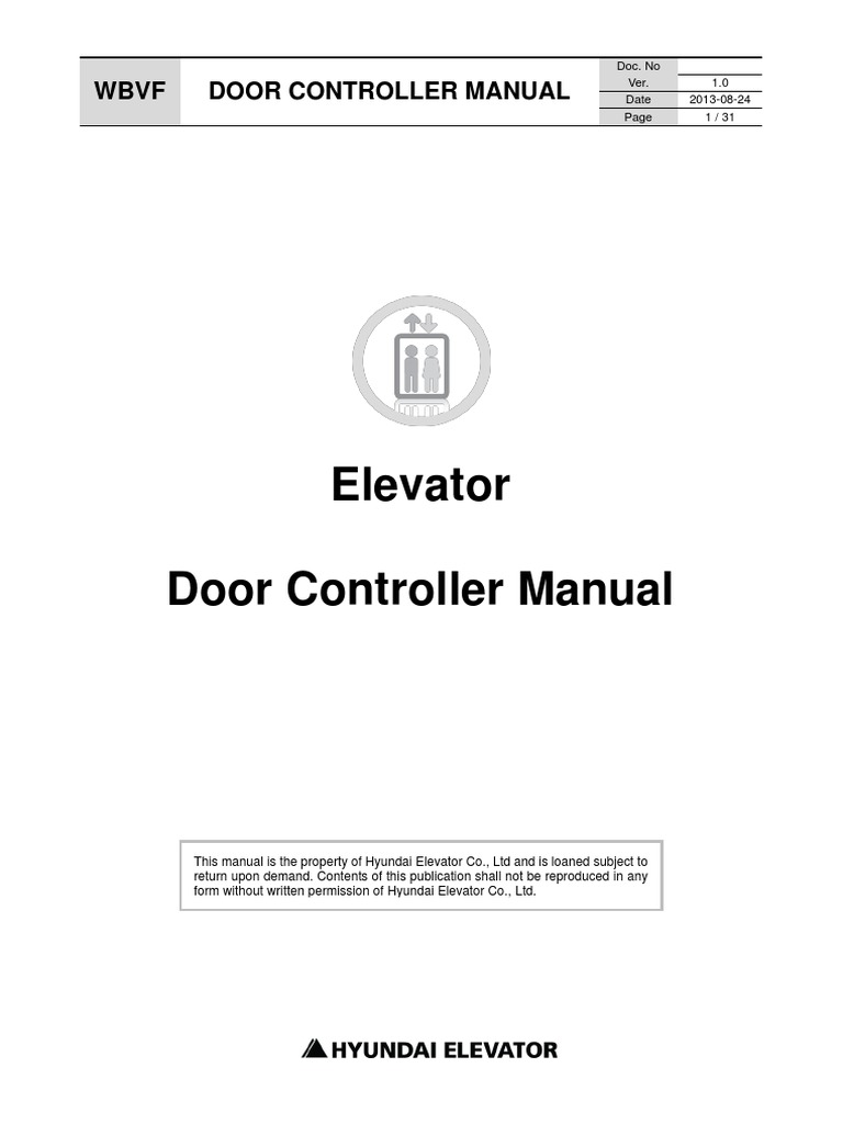 WBVF Elevator Door Controller Manual | PDF | Elevator | Electrical ...
