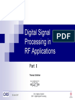 Digital Signal Processing in RF Applications: Thomas Schilcher