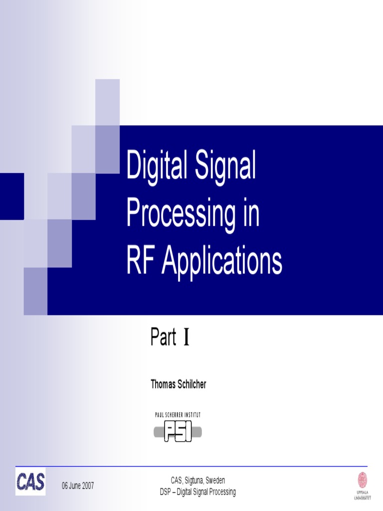 Digital Signal Processing in RF Applications | PDF | Digital Signal ...