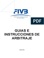 Guías e Instrucciones de Arbitraje 2014-2016