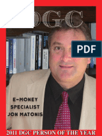 Jon Matonis Interview DGC Magazine Person of The Year 2011