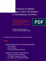 ICT Policies & Global Supply Chain Penetration in Developing Countries