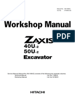 HITACHI ZAXIS 50U-2 EXCAVATOR Service Repair Manual PDF