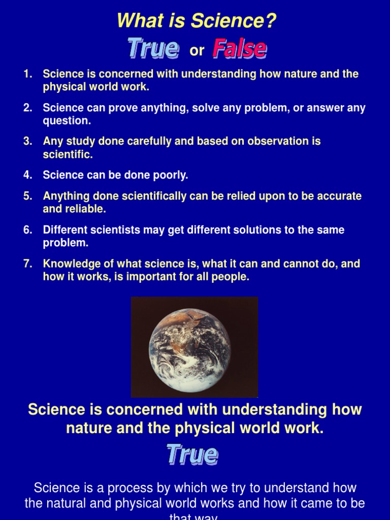 What Is Science?: 2. Science Can Prove Anything, Solve Any Problem, or ...