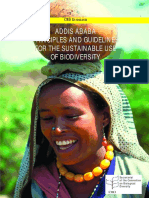 Addis Ababa Principles and Guidelines For The Sustainable Use of Biodiversity