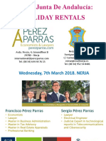 PEREZPARRAS Nerja Workshop Holiday Rentals March 7th 2018 Opt