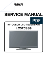 Sylvania Lc370ss9 LCD TV SM