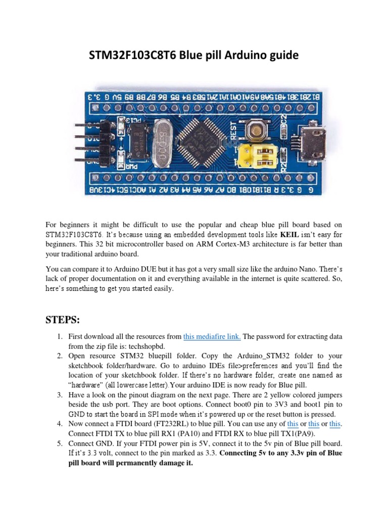 Stm 32 blue pill arduino guide pdf arduino booting