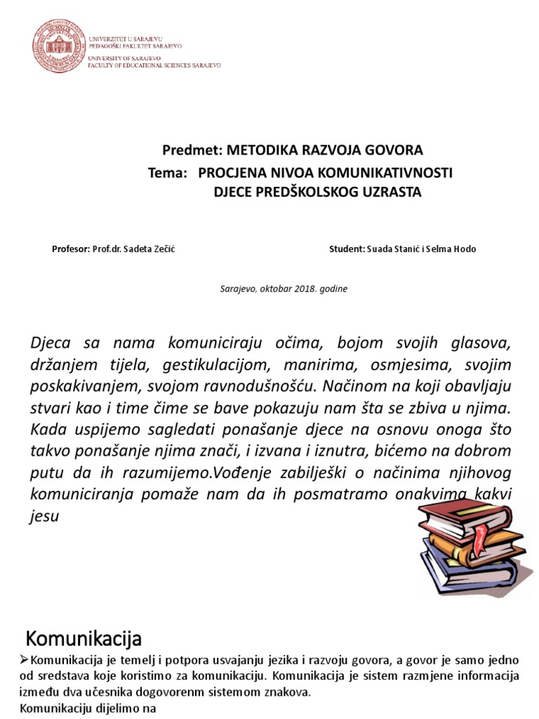 Razvoj Govora | PDF