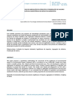 Metodologia quantitativa para avaliação da significância de impactos ambientais