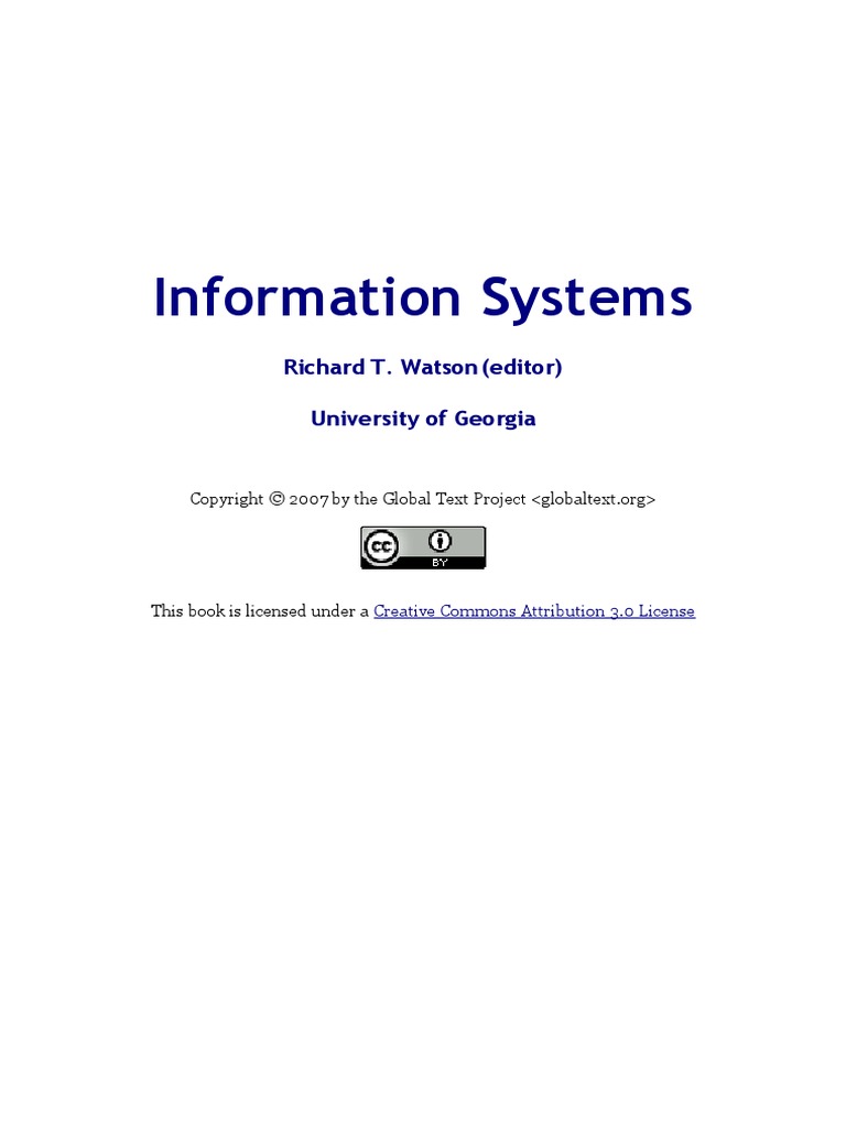 Information System | PDF | Innovation | System