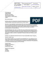 Pharmacy Laboratories Name of The Product Covered by The Document Date Prepared/ Date of Last Update