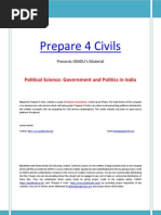 Download IGNOUs Political Science material Part-2 Government and Politics in India by Prep4Civils SN39655209 doc pdf