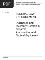 GAO Report on Firearms Released to Public