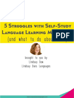5 Struggles with Self-Study Language Learning Motivation © Lindsay Does Languages 2016