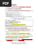 RESUMO VERBOS