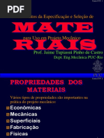 Selecao de Materiais Para Projeto Mecanico