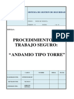 Procedimiento Andamio Tipo Torre