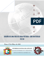 Diseno de Una Red de Agua Potable Con Watercad V8 XM