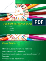 Making Most Out of Activities MC Edit