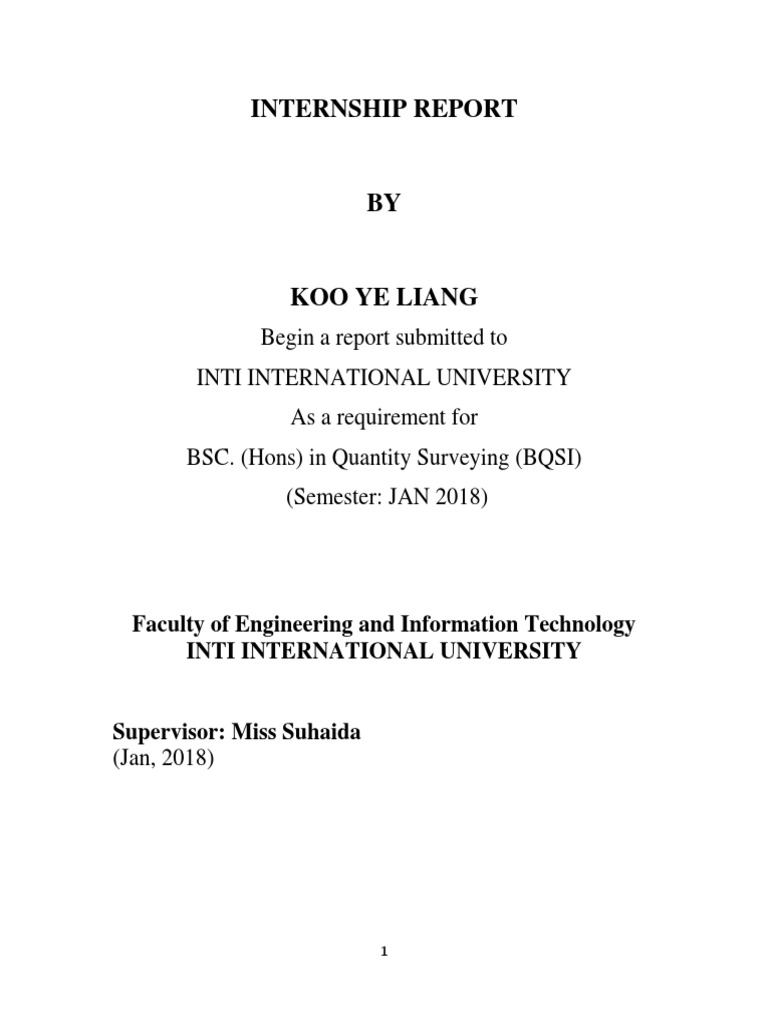 Gaining Valuable Insights An Internship Report on Learning Experiences