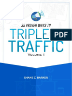 35 Proven Ways To Triple Your Traffic Vol 1 - Shane Barker