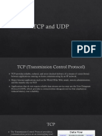 TCP and UDP