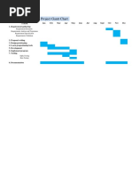 Project Gantt Chart Task: Jan Feb Mar Apr May Jun Jul Aug Sept Oct Nov Dec 1. Requirement Gathering