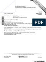 2016 Specimen Paper 2 Mark Scheme