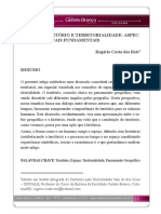 Espaço. Território e Territorialidade - Aspectos Conceituais Fundamentais