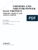 Transformers and Inductors For Power Electronics: Theory, Design and Applications