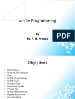4) M-file Programming