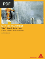 Sika Crack Injection Method Statement