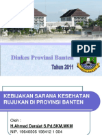 Kebijakan Sarana Kesehatan Rujukan Di Provinsi