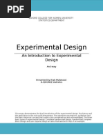 Experimental Design