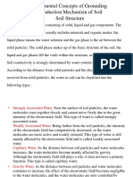 Fundamental Concepts of Grounding Conduction Mechanism of Soil Soil Structure