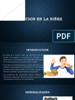 Nutricion en La Niñez