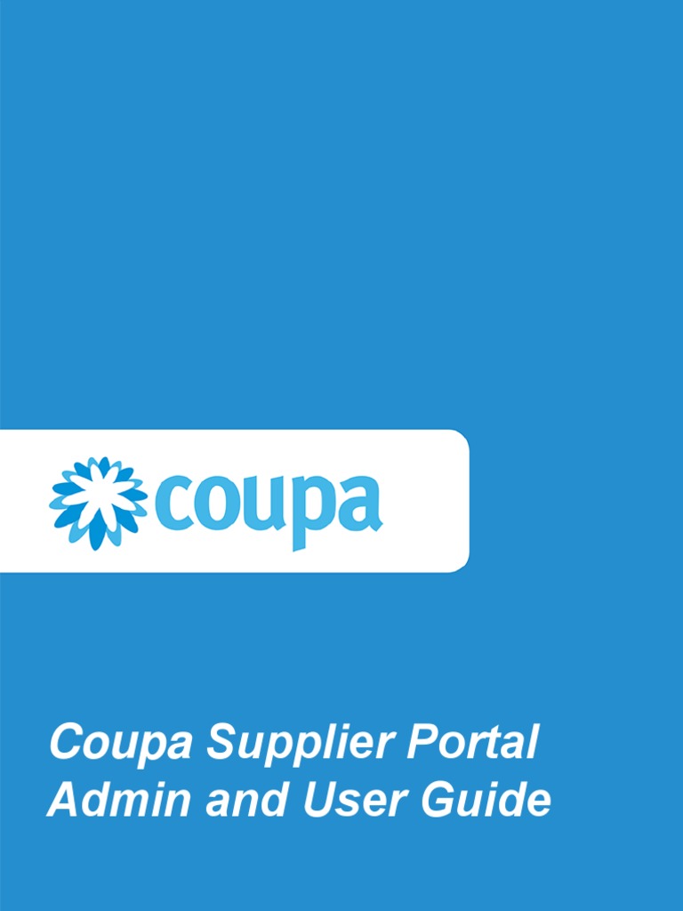 Coupa Pdf Authentication Point Of Sale