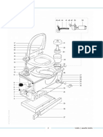 Cassette toilet spare parts guide for models C2, C3 and C4