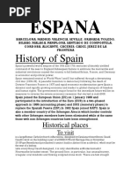 Espana: History of Spain