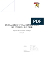 EXTRACCIÓN Y TRANSFORMACIÓN DE ENERGÍA DEl MAR
